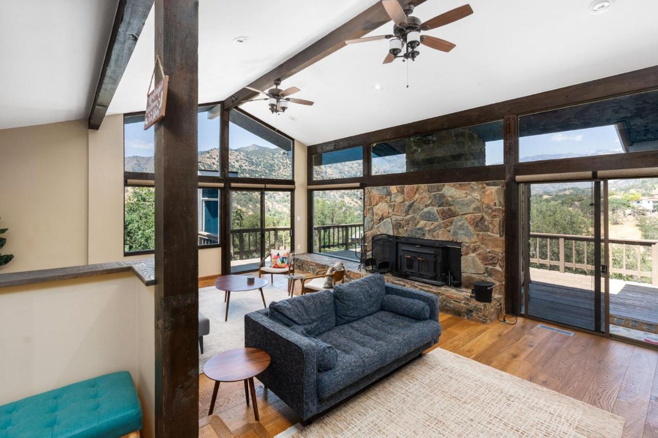 Mountain View, Hot Tub, Open Kitchen, 10M To Sequoia Villa Three Rivers Exterior photo
